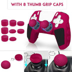 SIKEMAY Anti-Slip PS5 Controller Skin, Soft Thicken Non-Slip Studded Silicone - Image 7