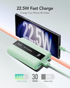 VRURC Power Bank, 20000mAh Portable Charger Fast Charging, Compact Travel - Image 2