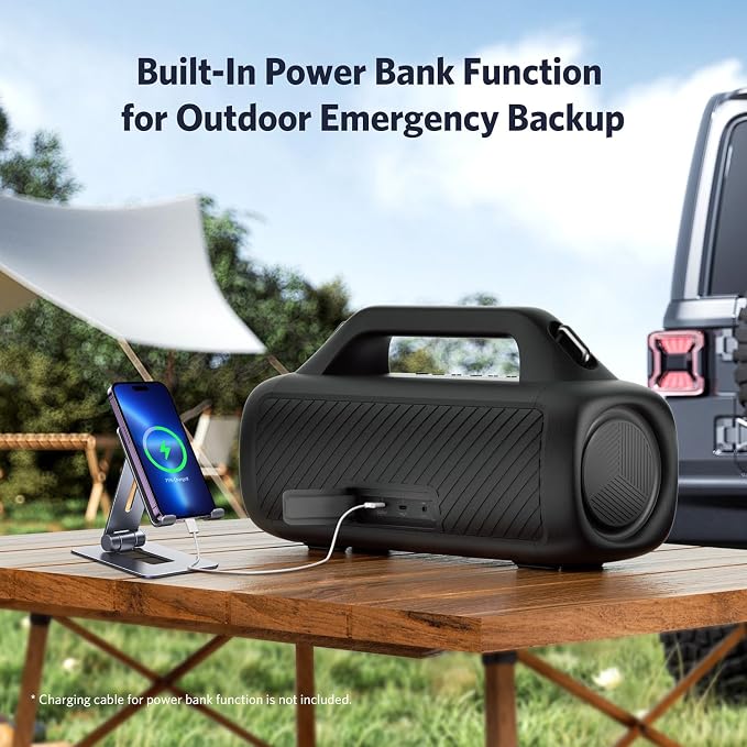 EarFun UBOOM X Portable Bluetooth Speaker, 80W Stereo - Image 7