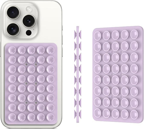 2PACK Silicone Double Sided Suction Phone Case Mount, Detachable Hands Free & - Image 2