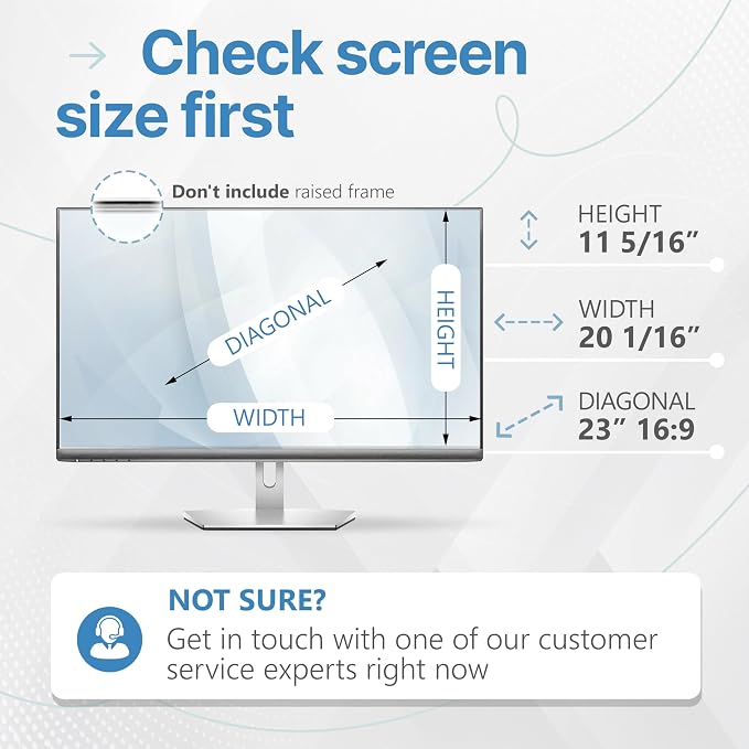 VINTEZ 23 Inch 16:9 Privacy Screen - Image 4