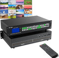 MT-VIKI 16X16 4K HDMI Matrix Switch Support Web GUI & 3.5mm Stereo Audio by MT-VIKI