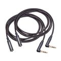 HUAELU 2Pack 3.3FT Right Angle 6.35mm TRS Stereo Male to Female Audio Cable by HUALEU