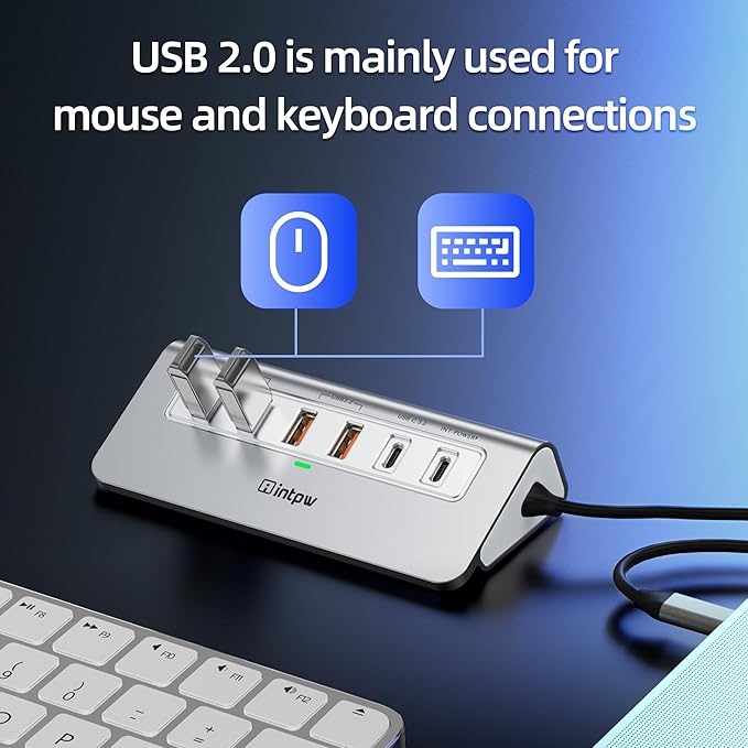USB C Hub 10Gbps, 9-in-1 USB 3.2 Hub - Image 5
