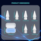 Replacement Tips for Apple Pencil Pro, Upgraded iPad Pen Tips - Image 6