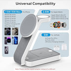 3 in 1 Foldable Wireless Travel Charging Station - Image 6