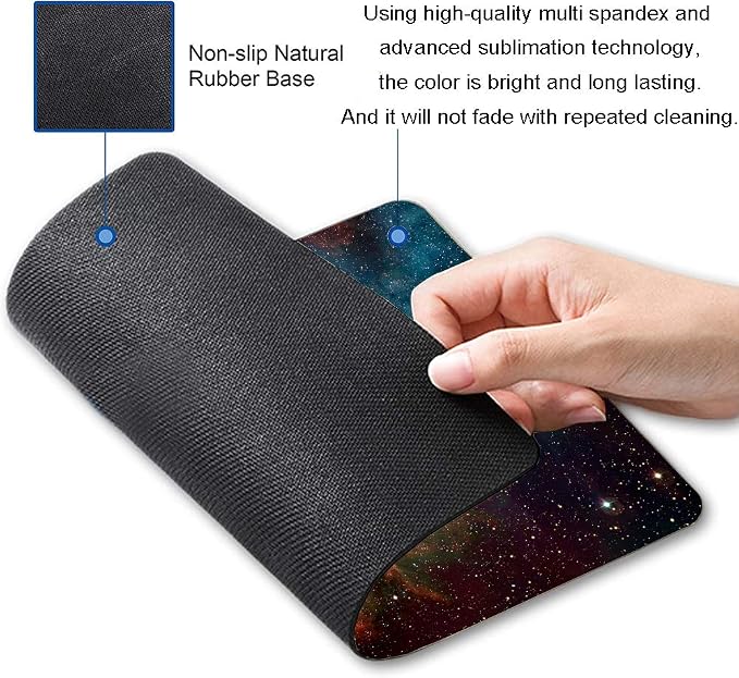 Mouse Pad, Space Mouse Pad, Gaming Mouse Mat, Square Waterproof Mouse Pad - Image 2
