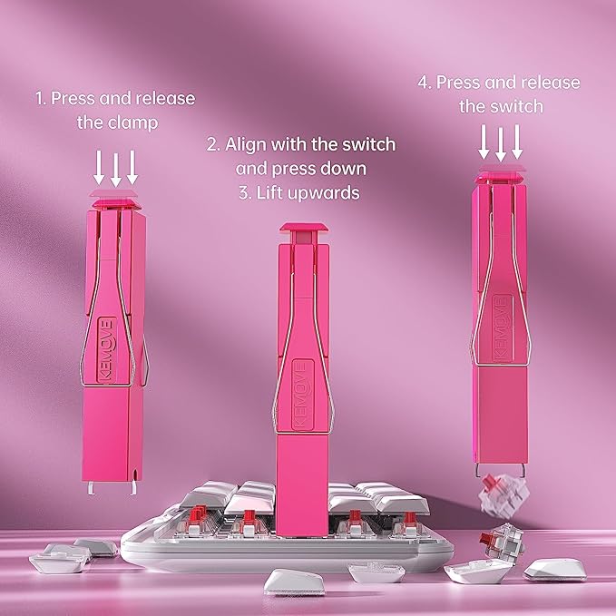 KEMOVE P10 2-in-1 Switch Puller Keycap Puller - Image 5