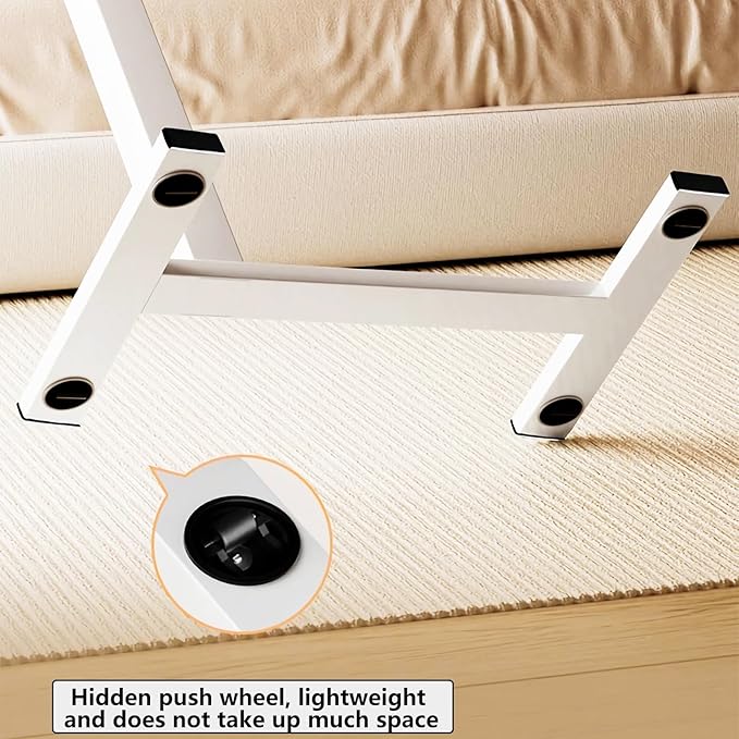 Auxiliary Tray 360 ° Rotating Height Adjustable Rotating TV, Computer Desk - Image 5
