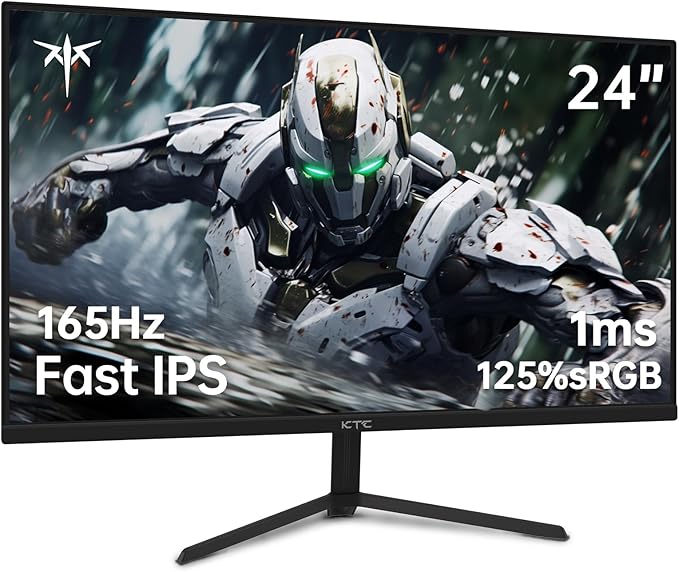 KTC 24 inch Monitor, Fast IPS 1080p 144Hz 165Hz 1ms, 125.25% sRGB, Borderless - Image 8