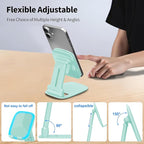 DEERLAMN Cell Phone Stand for Desk, Height Adjustable Cell Phone Holder - Image 4