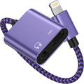 iPhone Dongle Headphone and Charger 2 in 1, Lightning to 3.5mm Audio Jack + by Ocbuo