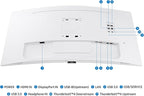 Samsung 34” ViewFinity Series Ultra-WQHD 1000R Curved Computer Monitor - Image 8