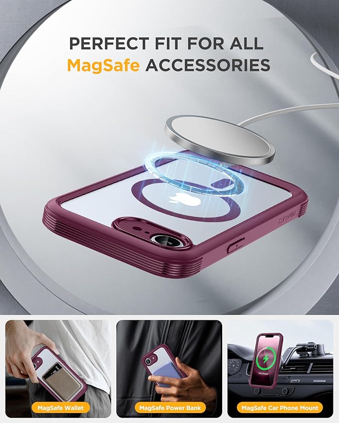 Miracase Magnetic for iPhone 16e Case Full-Body Phone - Image 5