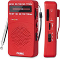 PRUNUS J-166 Portable Radio AM FM, Battery Operated Radio by PRUNUS