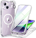 Miracase Magnetic for iPhone 14 Case 6.1", Full-Body Protective Bumper 14 Phone by Miracase