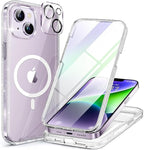 Miracase Magnetic for iPhone 14 Case 6.1", Full-Body Protective Bumper 14 Phone by Miracase