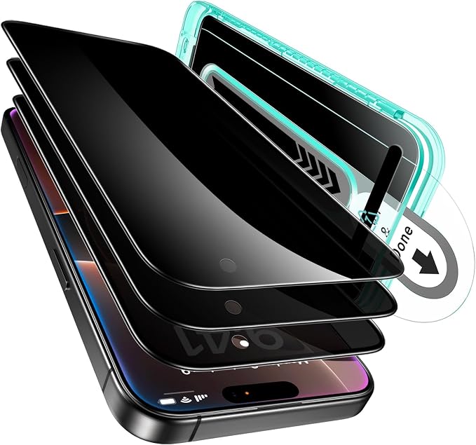 ESR 3 Pack for iPhone 16 Pro Max Privacy Screen Protector, Anti-spy by ESR