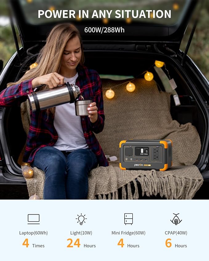 PECRON E300LFP 288Wh Solar Generator - Image 6