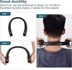 CIVPOWER Neck Fan: Portable Personal Neck Cooling Rechargeable Bladeless Fan - Image 7