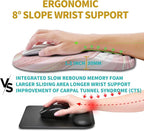 Hokafenle Ergonomic Mouse Pad Wrist Support, Wrist Rest Mousepad - Image 4