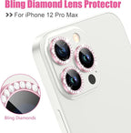 AGVEE 3+3 6 Pack for iPhone 12 Pro Max 6.7" Camera Lens Cover Protector - Image 4