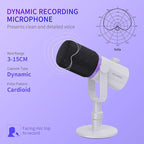 FEELWORLD PM1 XLR USB Dynamic Microphone - Image 2