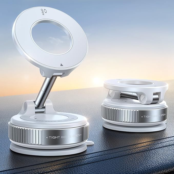 JOYROOM Vacuum Magnetic Car Phone Holder, Strongest Suction Cup 360° Adjustable by JOYROOM