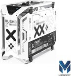 MegaPC X-Era Open-Frame Mid-Tower Micro-ATX/Mini-ITX Gaming Case – Tempered - Image 3