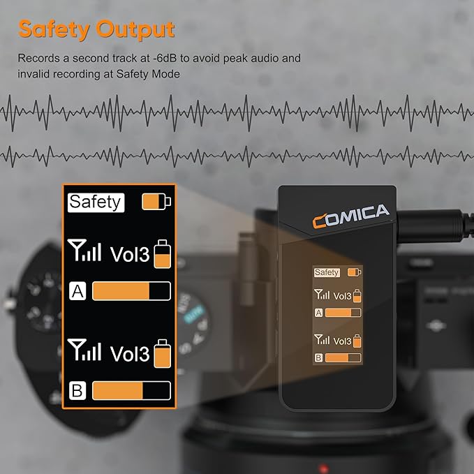 COMICA Vimo C3 Wireless Lavalier Microphone - Image 4