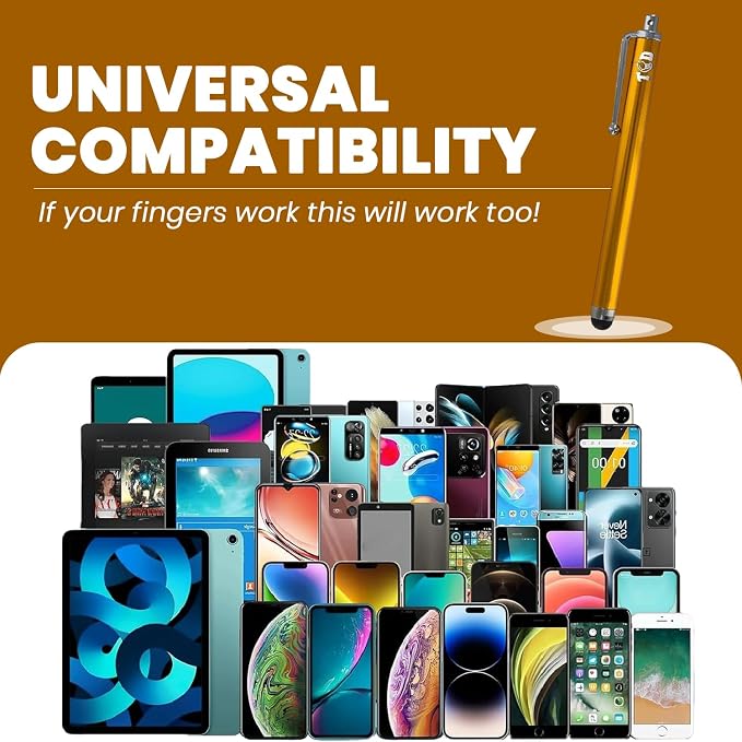 TCD 10-Pack Stylus Pen Set – Universal Capacitive Pen - Image 3