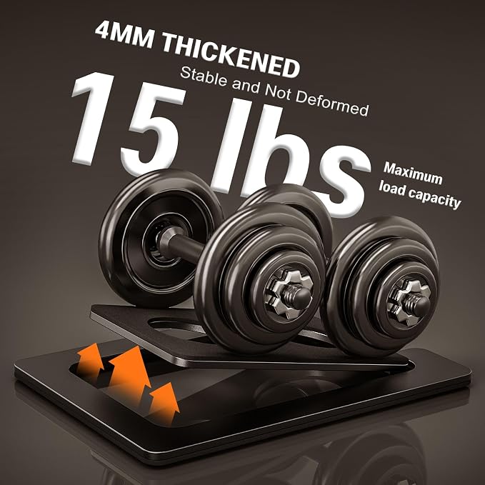 Metal Desktop Speaker Stands Pair, 15° Tilted Steel Tabletop Bookshelf Speaker - Image 5