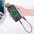 Short iPhone Charger 1FT 3Pack USB to Lightning Cable Nylon Braided Heavy Duty - Image 7