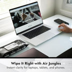 Air Jungles Electronic Wipes Screen Cleaning 70 Count, Quick Dry, Extra Large - Image 6