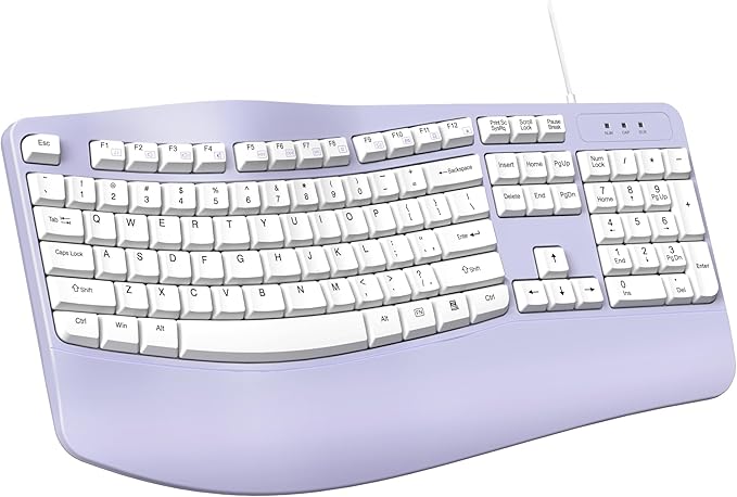 RECCAZR Ergonomic Keyboard Wired by RECCAZR