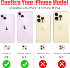 AGVEE 3+3 for iPhone 14 6.1" / 14 Plus 6.7" Camera Lens Protector, Bling - Image 2
