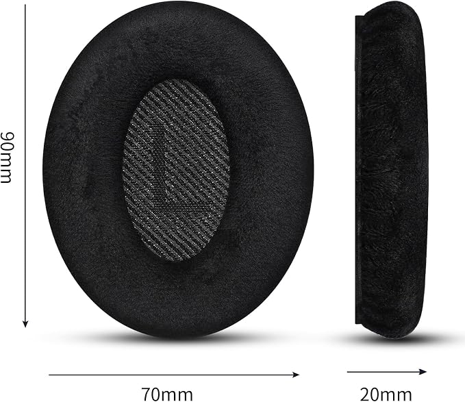 Soft Velour Ear Pads, Replacement Ear Pads - Image 4