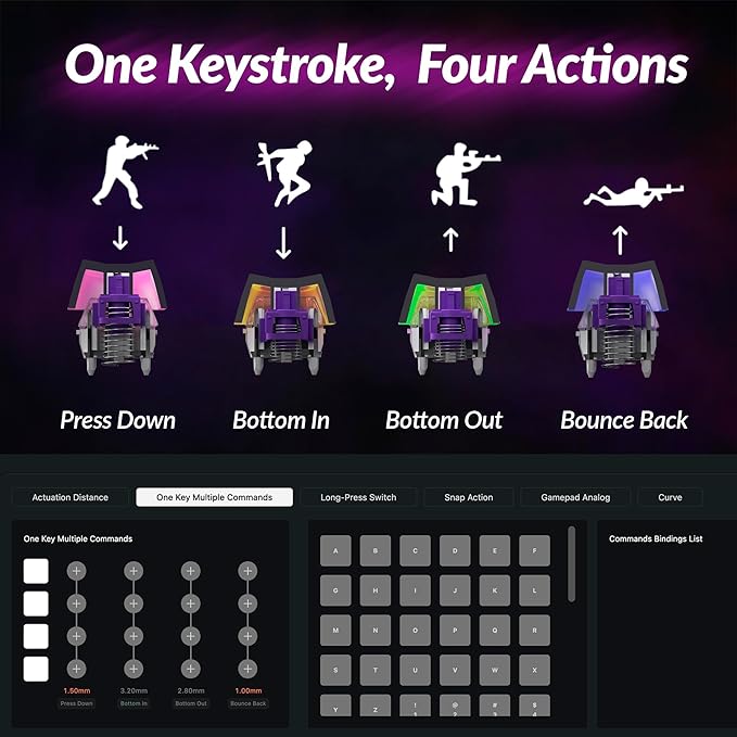 Keychron Q3 HE Wireless Custom Mechanical Keyboard, 2.4 GHz/Bluetooth/Wired QMK - Image 6