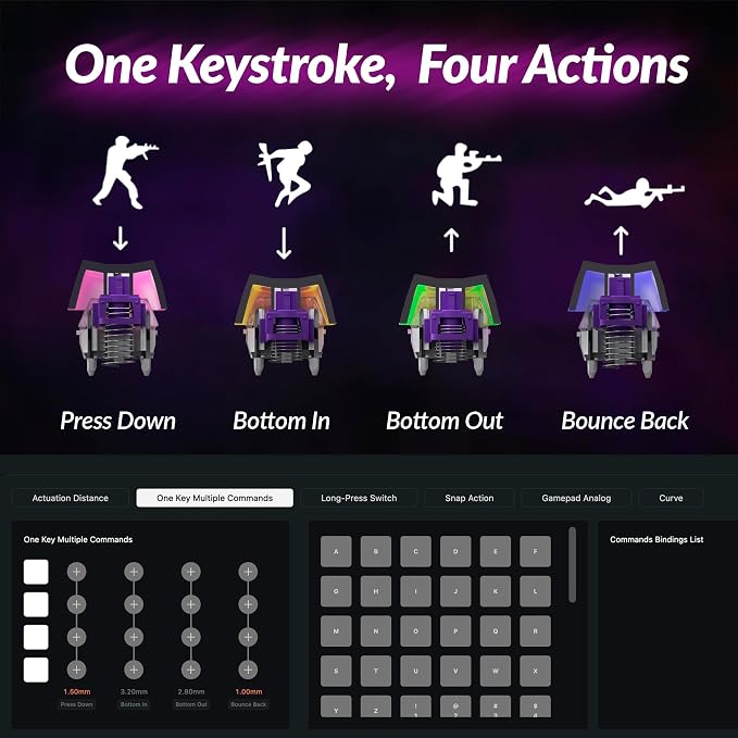 Keychron Q3 HE Wireless Custom Mechanical Keyboard, 2.4 GHz/Bluetooth/Wired QMK - Image 6