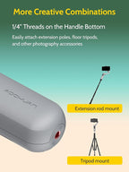 3-axis Gimbal Stabilizer for Smartphone w/ 1/4 Thread Foldable Phone Stabilizer - Image 6