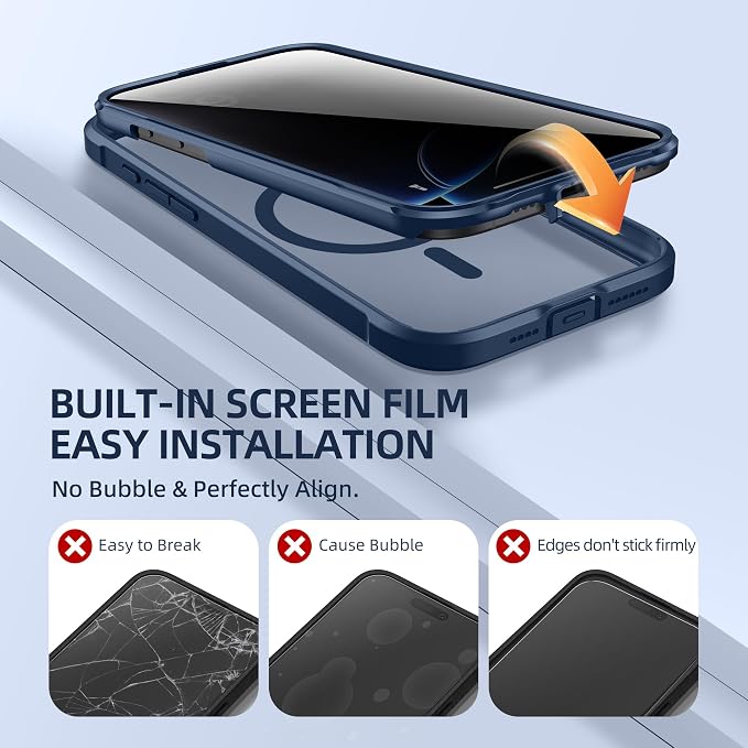 BERFY Magnetic for iPhone 16 Pro Case, Compatible - Image 6