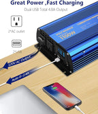 Power Inverter 1100 watt 12V DC to 110V 120V AC 1000w Inverter - Image 3