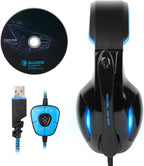 SA902 7.1 USB Surround Sound PC Headsets Over-Ear Gaming Headphones - Image 2