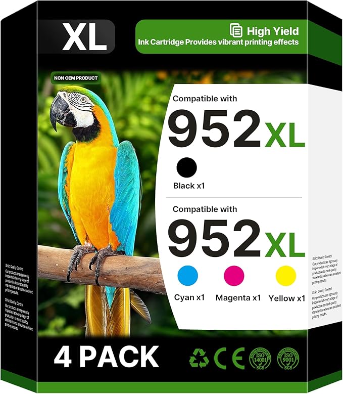 952XL Ink Cartridges Combo Pack | Works by Gagalay