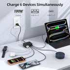 6 in 1 USB Charger, 50% Smaller Charging Station - Image 3