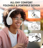 Edifier W830NB Wireless Over Ear Headphones - Image 7