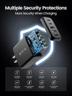 USB C Charger Block, Type C Charger Fast Charging, 50W 5-Port USB Wall Charger - Image 7