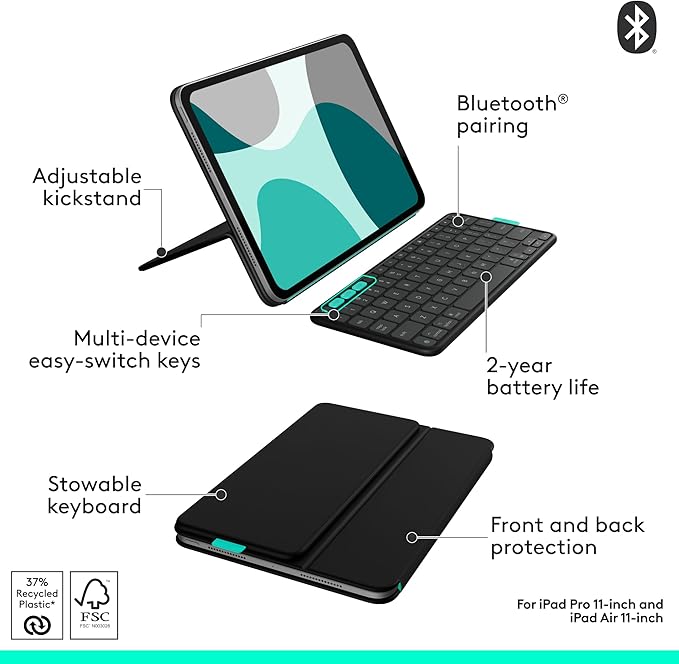 Logitech Flip Folio, Keyboard Case - Image 7