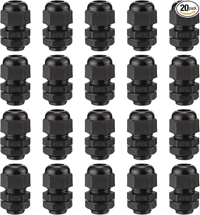 PENGLIN Cable Glands 3/8" NPT Nylon Cable Connector, Strain Relief Cord by PENGLIN