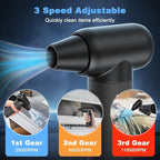 Electric Air Duster, 000 RPM 3 Gear Adjustable Cordless Air Blower, 6000mAh - Image 3